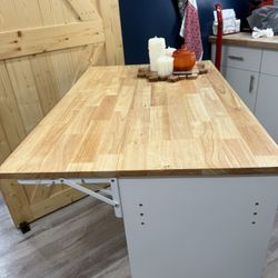 Kitchen island With Storage & Storage Cabinets 