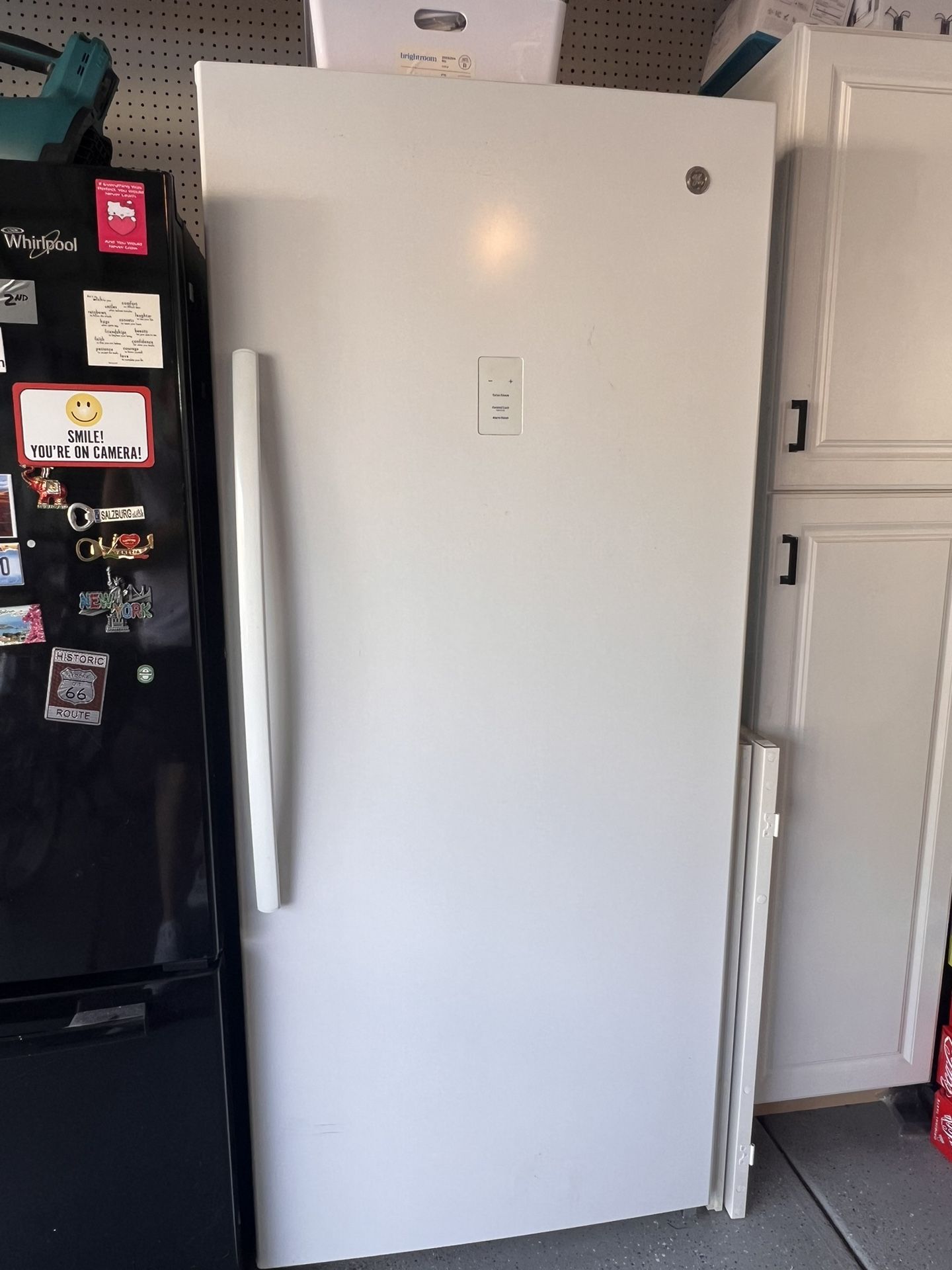 Upright Freezer 21.3 cu. ft. Frost Free Defrost Upright Freezer in White