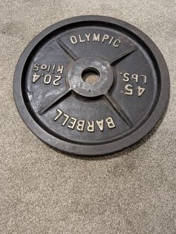 (6) 45lb Olympic Plates