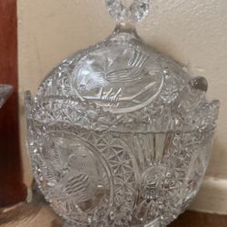 Crystal Covered Punch Bowl