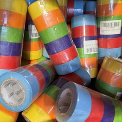 Colored Painters Tape Craft Tape - 20 Packs Of 6 Rolls Each - 120 Count