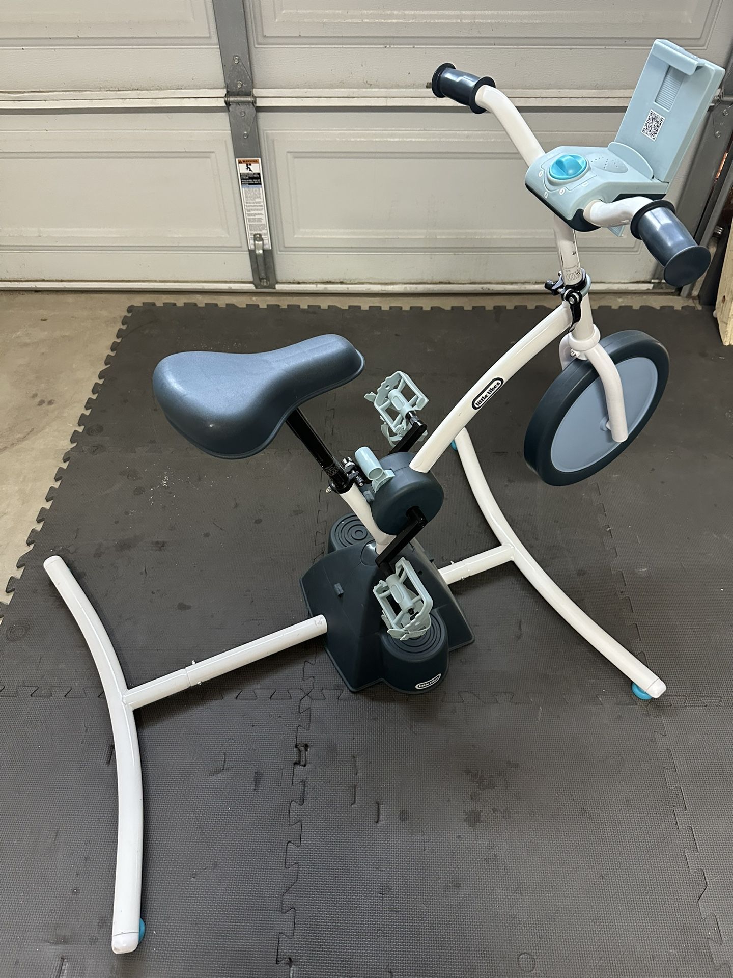 Ride With Mom! Stationary Exercise Bike For Kids