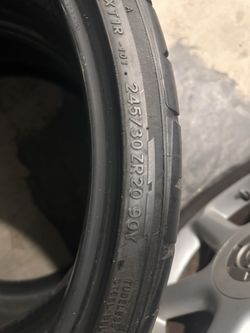 245 / 30 / 20 Toyo Tires