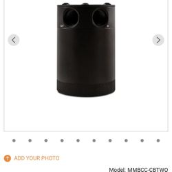 Moshimoto Oil Catch Can Compact Baffled Oil Catch Can Two Ports Black