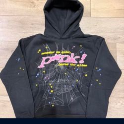 Black Pink  Spider Hoodie