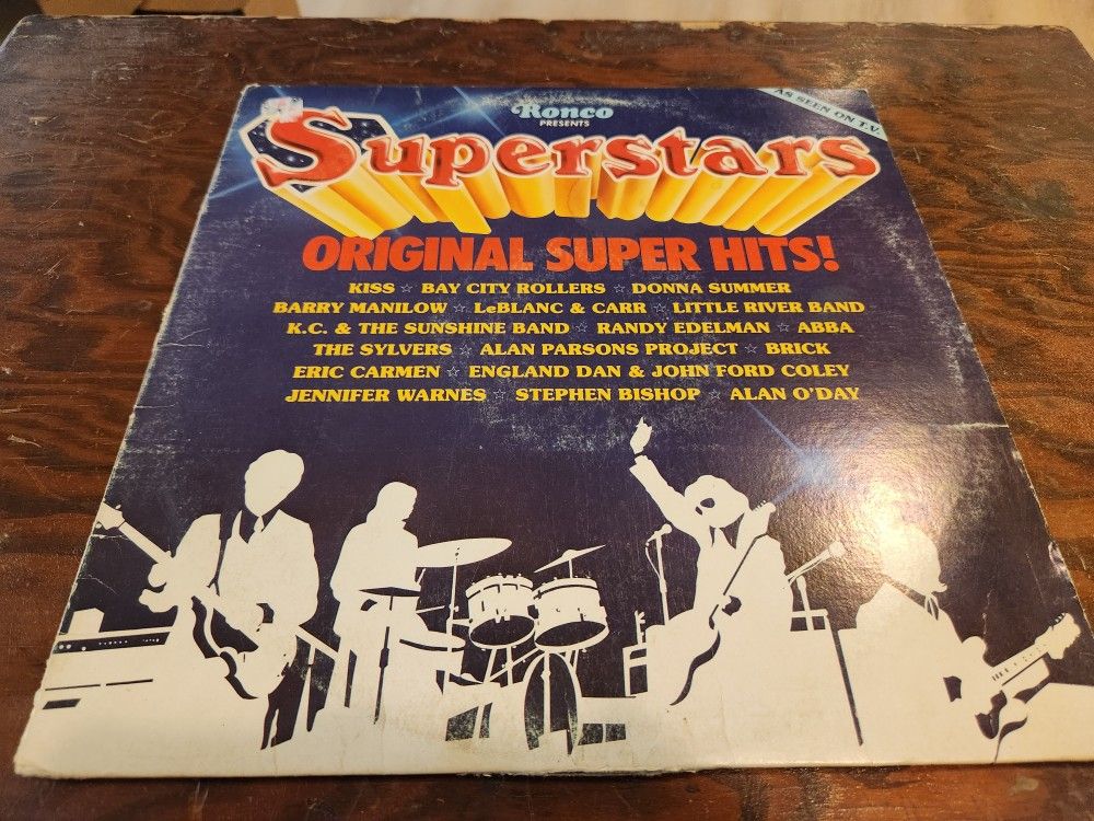 Ronco Presents Superstars Vinyl Record