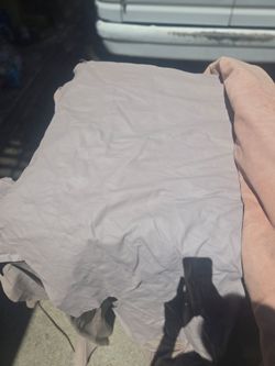 4 full Cowhides Grey Leather Hides for upholstery or projects seats etc