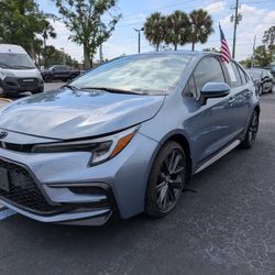 2023 Toyota Corolla 💥🎉 Lifetime Warranty 💕 Low Miles 🙌 Con Solo Cuenta De Banco Y Licencia de conducir 
