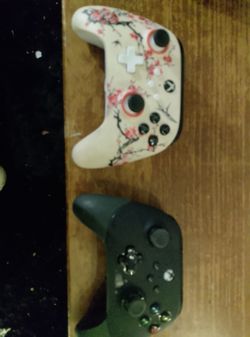 X Box Controllers, battery packs.