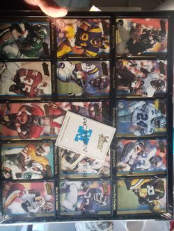 1002 Edition Action Packed Football Cards