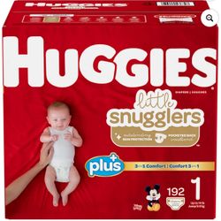 Size 1 Huggies Diapers