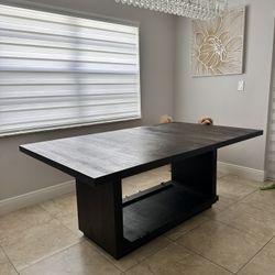 Modern Extendable Dining Table (seats 6-8!)