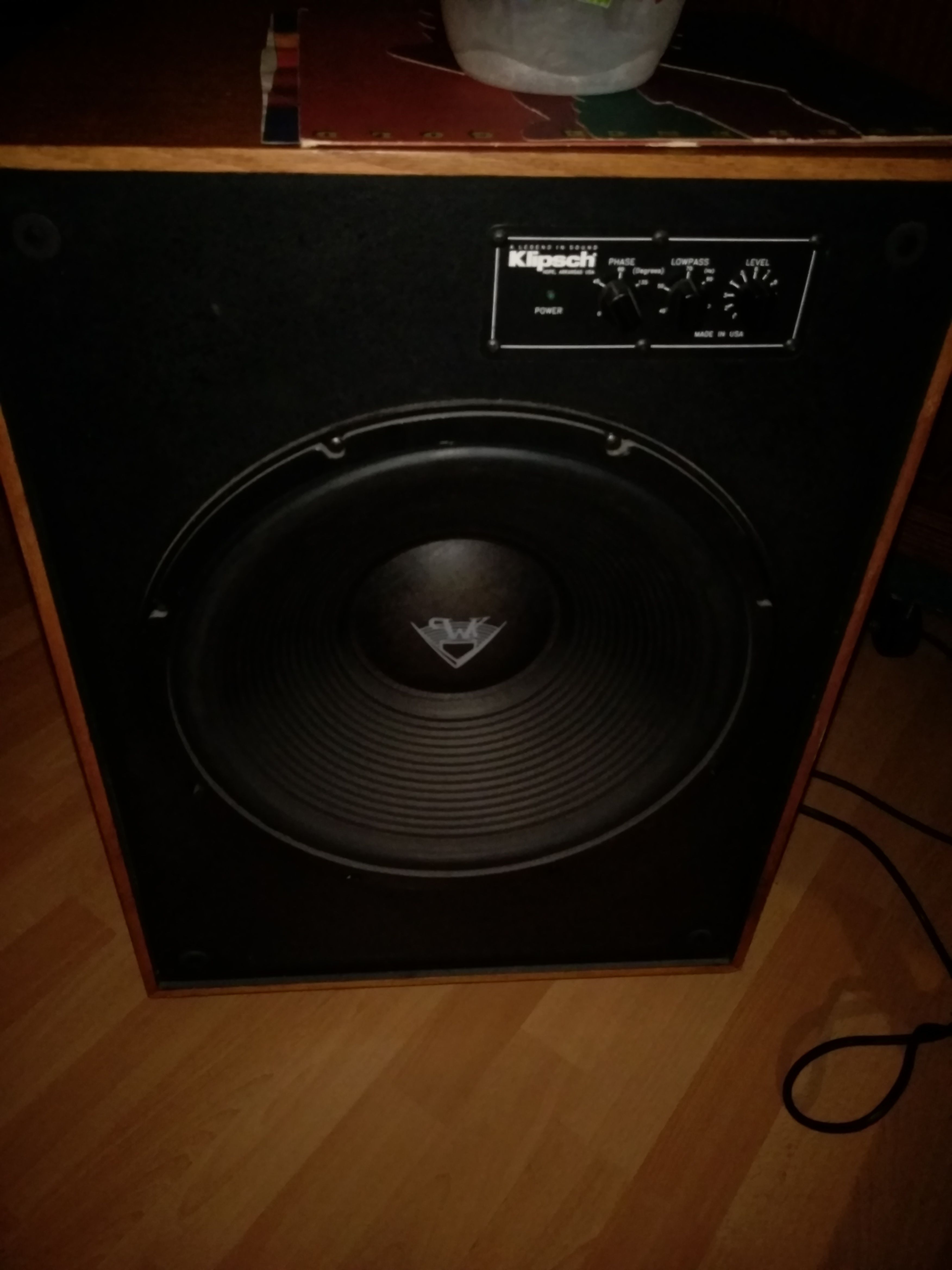 Klipsch sw15. Old school klipsch 15 inch subwoofer