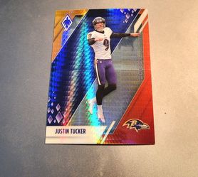 Panini Phoenix Reactive Justin Tucker Fireburst Card
