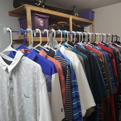 **LIGHTLY USED** GOLF POLO SHIRTS