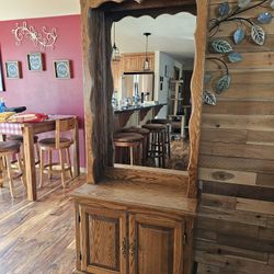 Oak Entry/Hall Cabinet