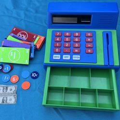 Lakeshore Toy Cash Register With Play Money