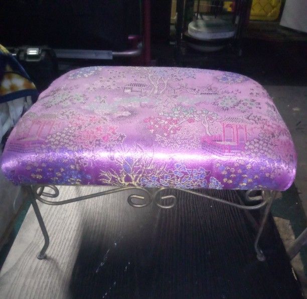 Purple Short Stool