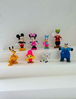 Disney Mickey Minnie and Friends Lot of 8