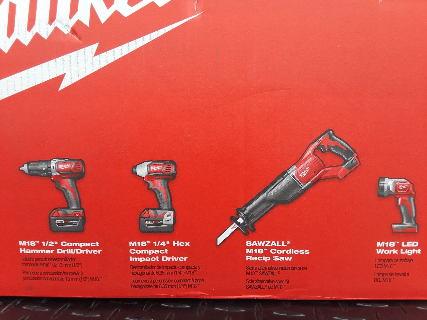 Milwaukee m18 4-piece comb