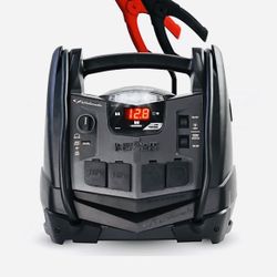 Schumacher Electric 4-in-1 Lithium Battery Farm and Ranch Portable Power Station and 1,200A Peak 12V Jump Starter And Air Compressor  Will jump your c