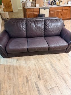 Free leather sofa in Midlothian