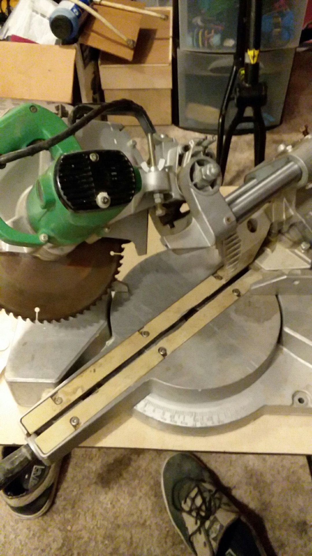 Hitachi c8fb sliding compound miter saw for Sale in Phoenix, AZ OfferUp