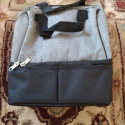 Dual Compartment Insulated Lunch Bag