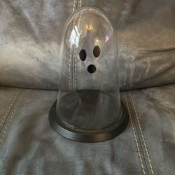 Clear Glass Ghost Halloween Decoration 