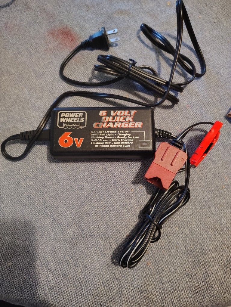 New Power Wheels 6V Charger