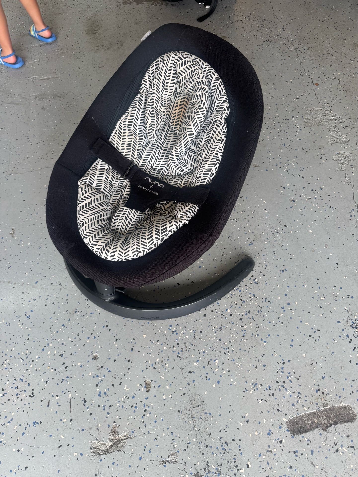 Pottery Barn Nuna swivel chair