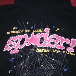 1to1 sp5der P*NK V2 hoodie