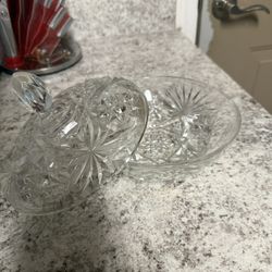 Crystal Glass Candy Bowl