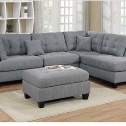 Sectional Sofa + Ottoman 