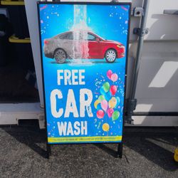Sign Holder , Large Side Wall sign Frame