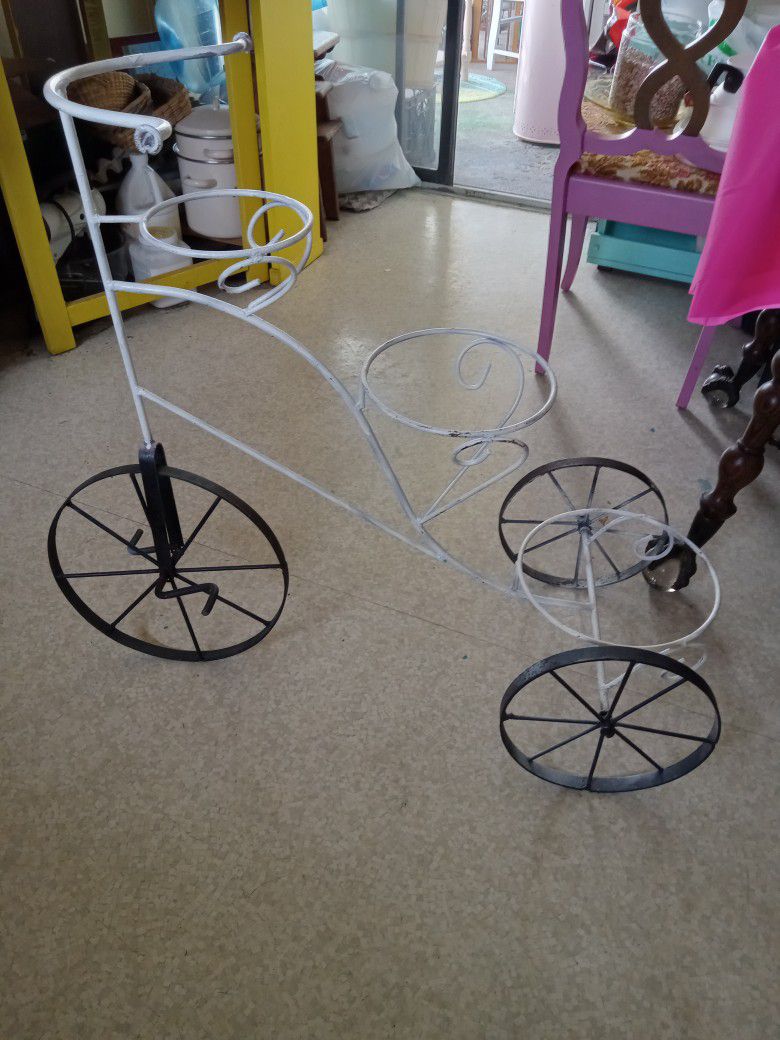 3 Tier Iron Bicycle Plant Holder 