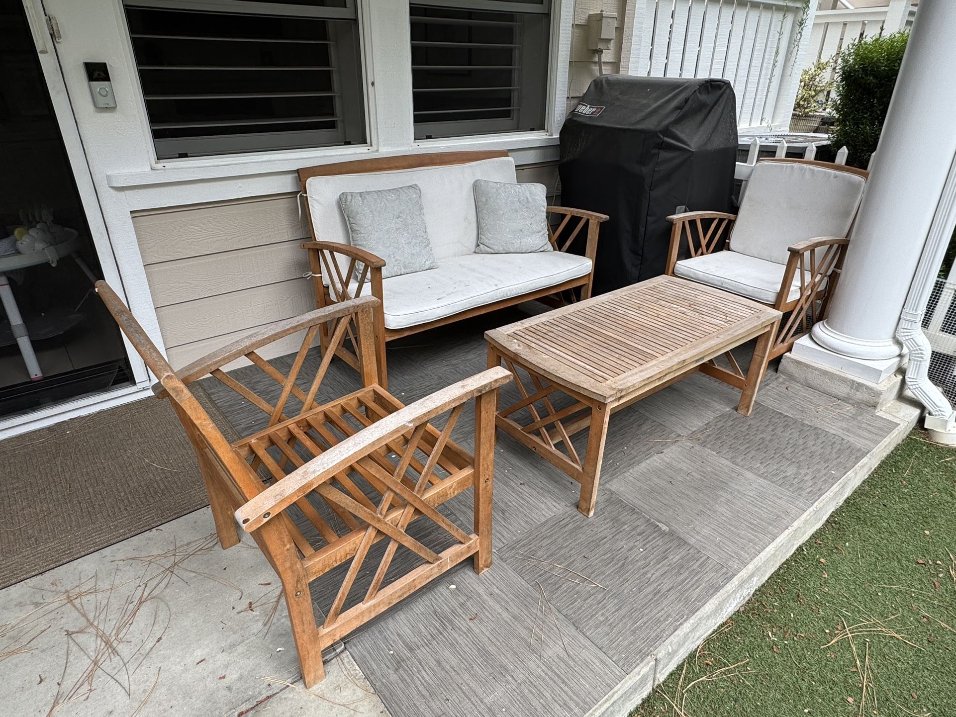 4 Piece Patio Furniture set