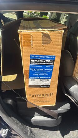 Armaflex Coil Elastomeric Insulation Tubing 75 ft