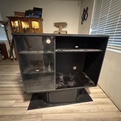 Black Tv stand / Entertainment system 