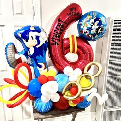 Sonic Balloon Arrangement 