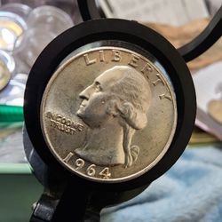 Usa 25 cents Washington Quarter 1964