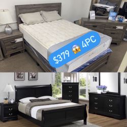 💤 NEW!! I 4pc Bedroom Sets QUEEN KING FULL TWIN STILL IN BOX!📦😴 🚚Delivery Available  