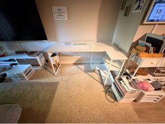 58” L Shaped Computer Desk