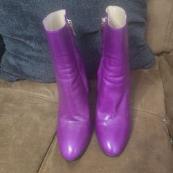Coach Purple Boots