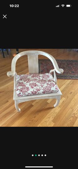 Italian Asian Inspired Accent Chair