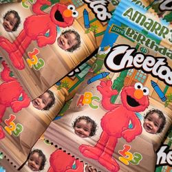 Elmo custom chip bags 