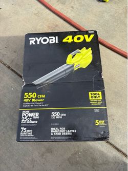 40V 120 MPH 550 CFM Cordless Battery Leaf Blower (Tool