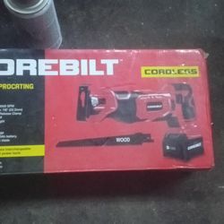 NEW RECIPROCATING  SAW COREBILT 20V