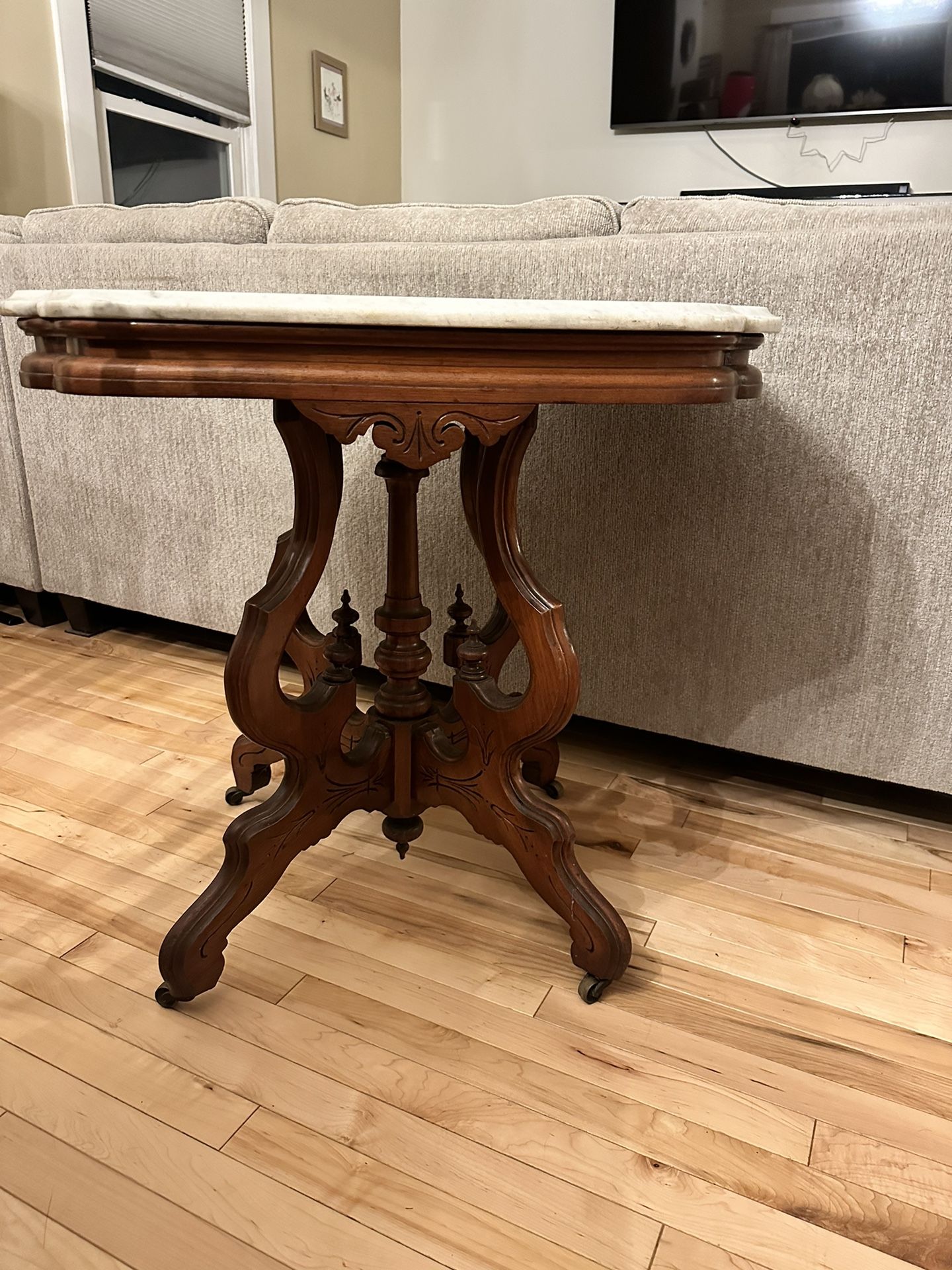 Victorian Marble Top Table