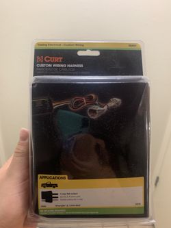 2018+ Jeep Wrangler Curt 4- pin trailer wiring harness